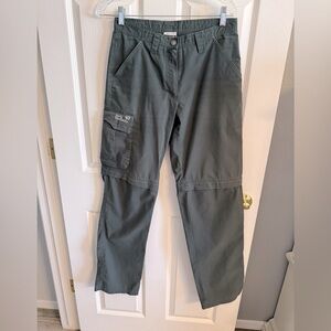 Jack Wolfskin Women’s Dark Gray Cargo Pants Size 29